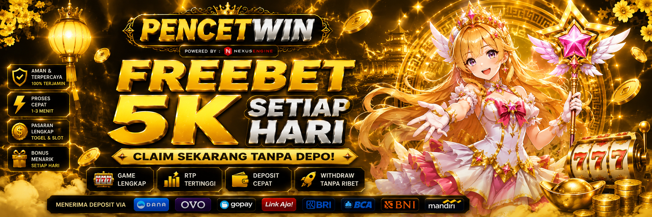 Pencetwin Bonus Freebet